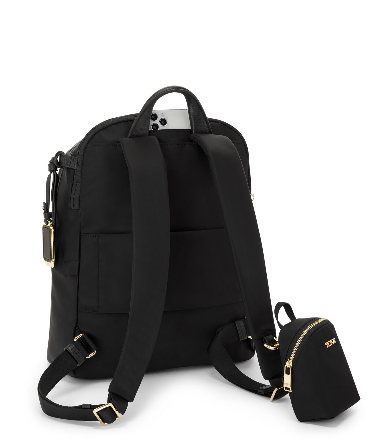 TUMI Voyageur HALSEY BACKPACK  Black/Gold TUMI Voyageur HALSEY BACKPACK  Black/Gold