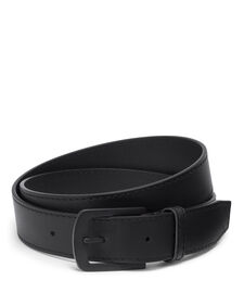 Belts Abgerundeter Lederg&uuml;rtel mit Rechteck-Schnalle, 35 mm