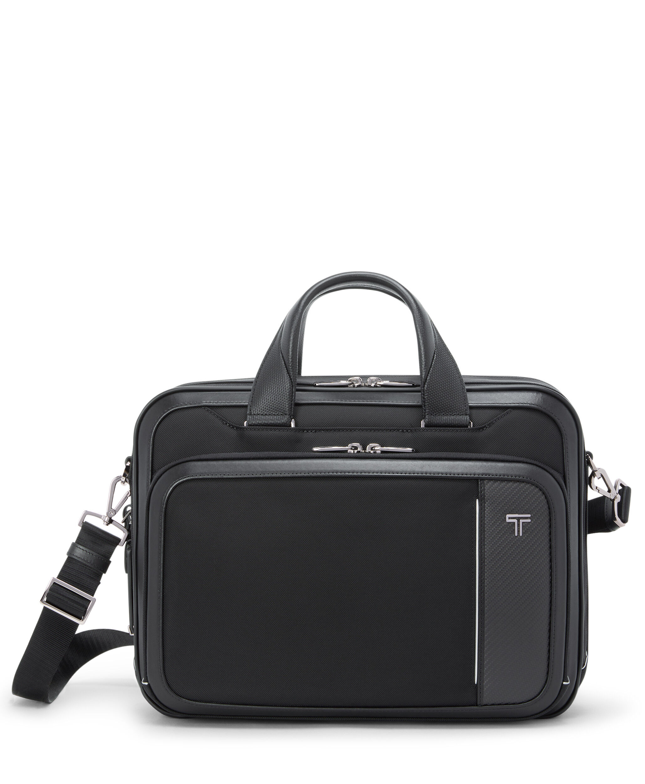 TUMI レザー トラベルバッグ Arrivé Sadler Large Brief Black | TUMI Switzerland