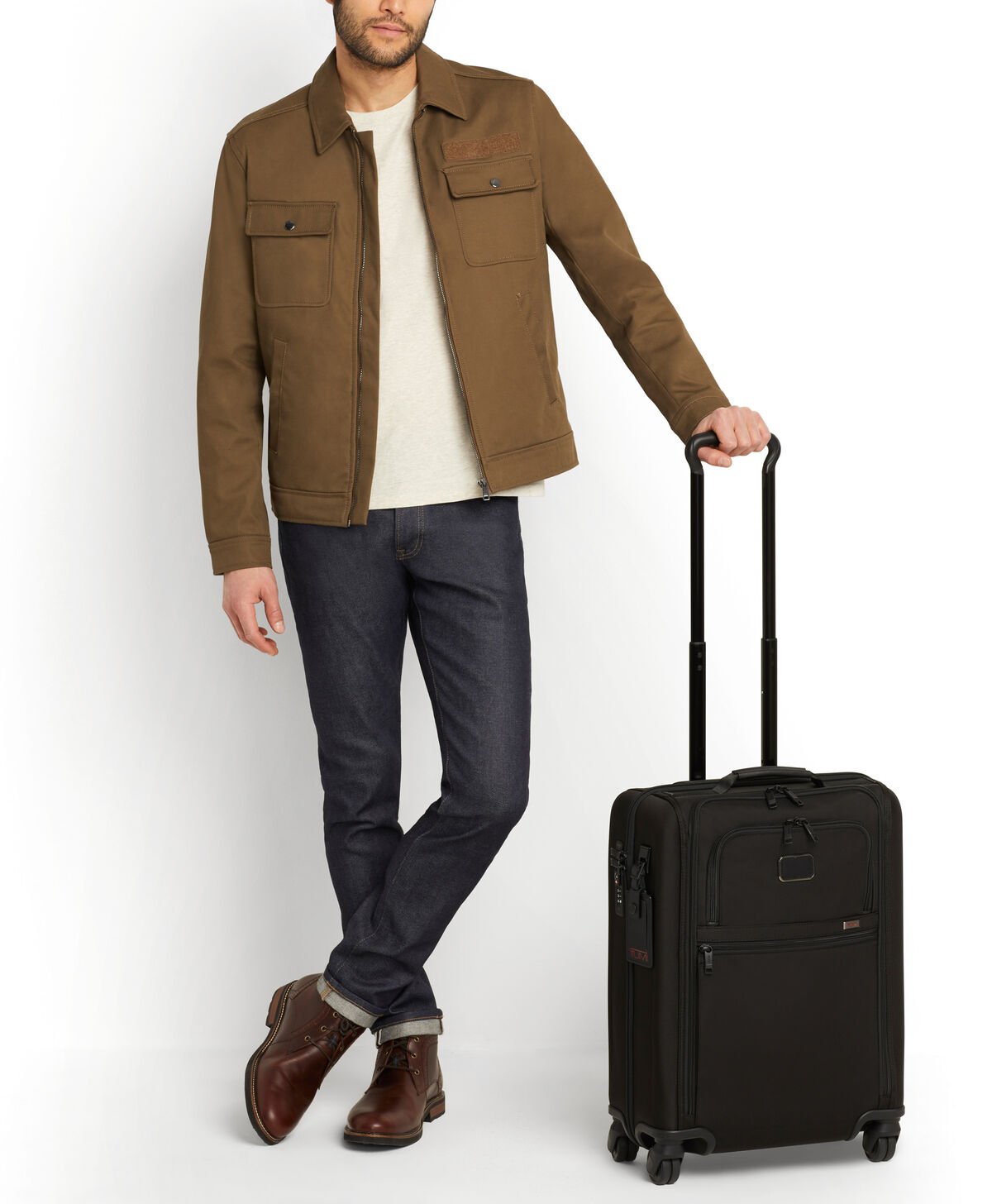 TUMI Alpha 3 INTL SLIM SUPER LEGER C/O Black