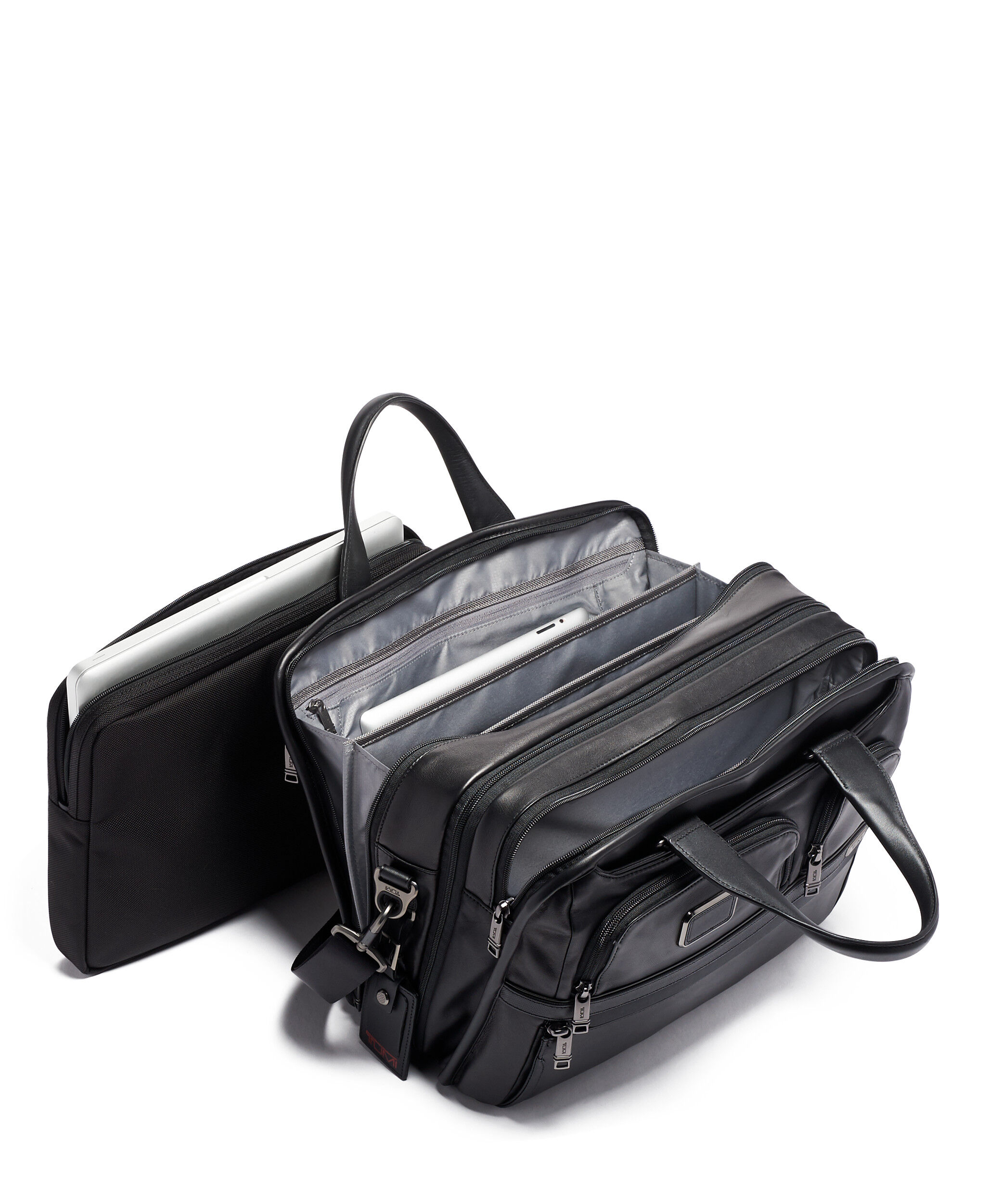 【TUMI】 9603141DL3 Alpha3 レザー Black Alpha 3 Laptop Briefcase Black | TUMI Switzerland