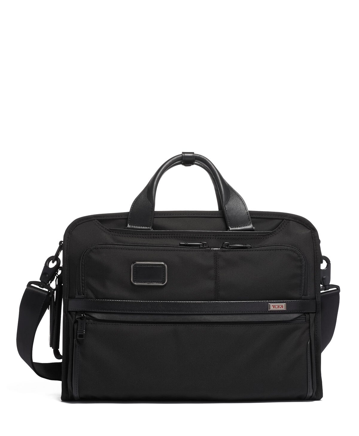 TUMI Alpha 3 SLIM THREE WAY BRIEF Black TUMI Alpha 3 SLIM THREE WAY BRIEF Black
