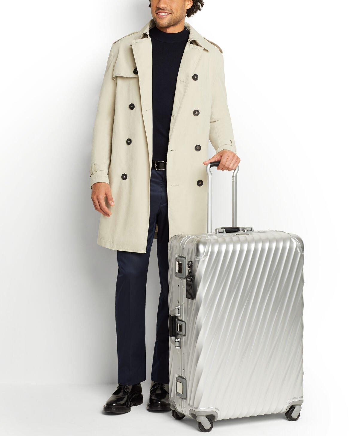 TUMI 19 Degree Aluminium EXTENDED TRIP PACKING Texture Silver TUMI 19 Degree Aluminium EXTENDED TRIP PACKING Texture Silver