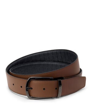 Belts Cintura reversibile in pelle con logo T in rilievo, 35mm