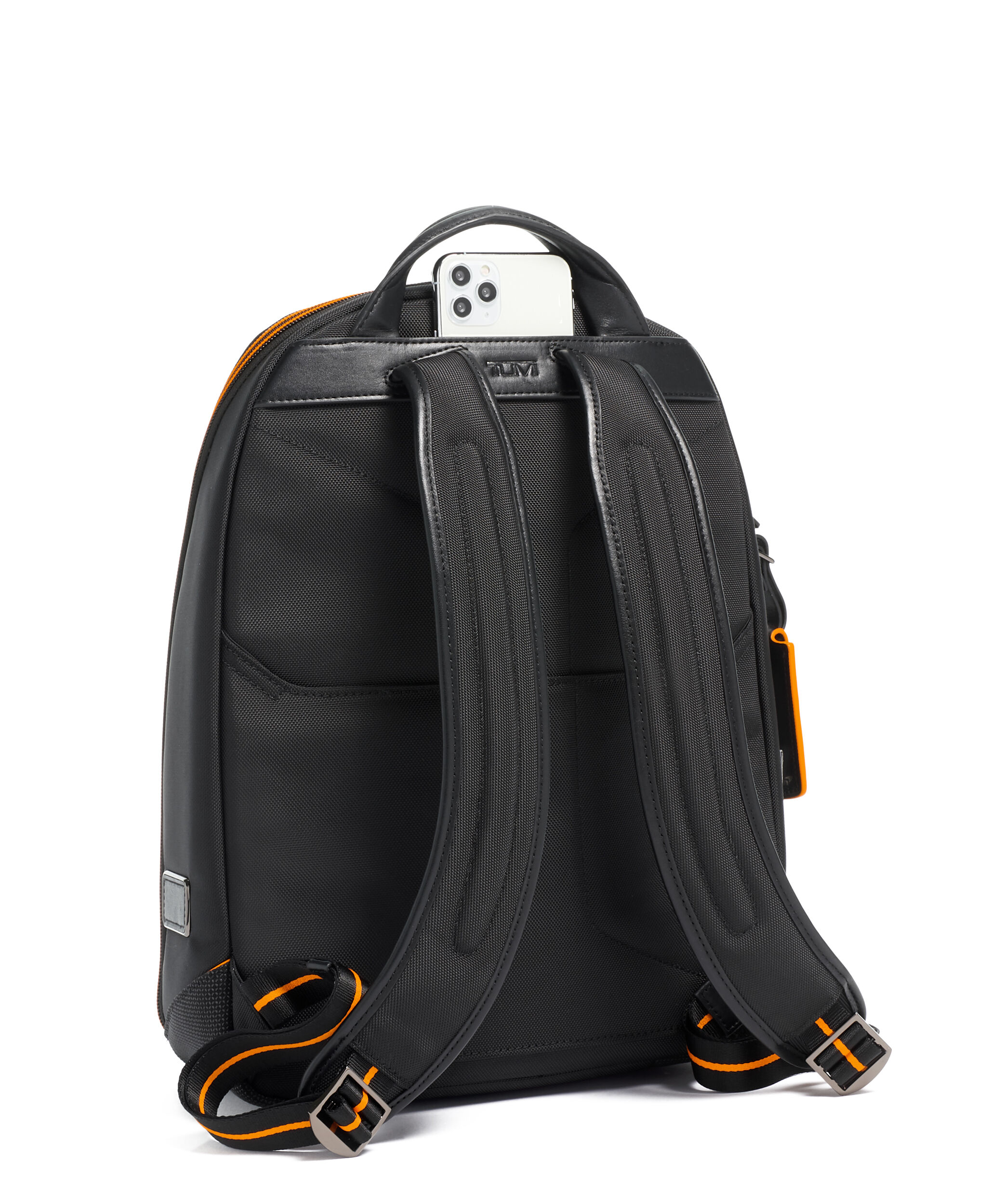Tumi morrison backpack leather top
