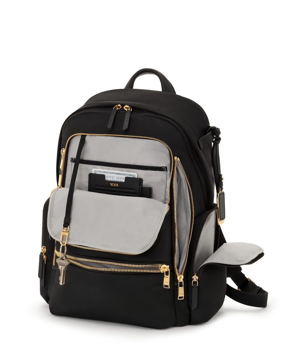 TUMI Voyageur CELINA BACKPACK  Black/Gold TUMI Voyageur CELINA BACKPACK  Black/Gold