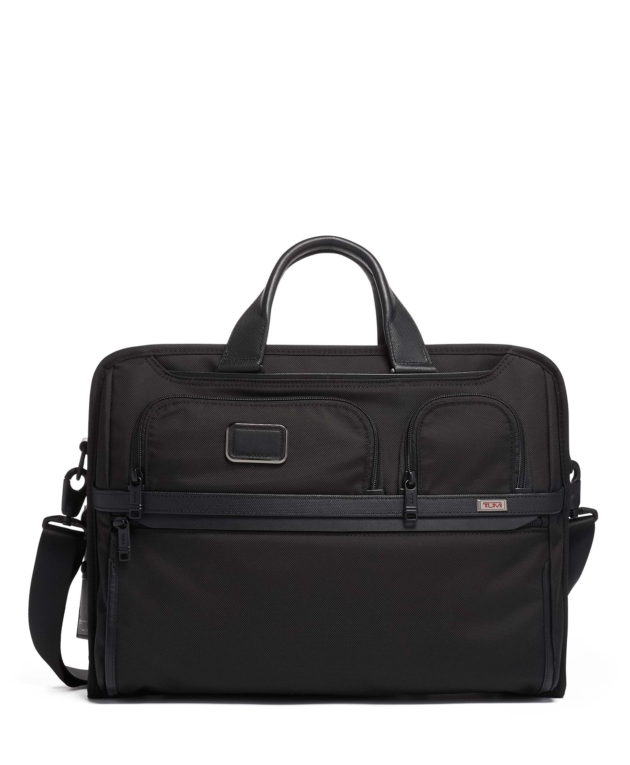 Tumi alpha online 3 leather