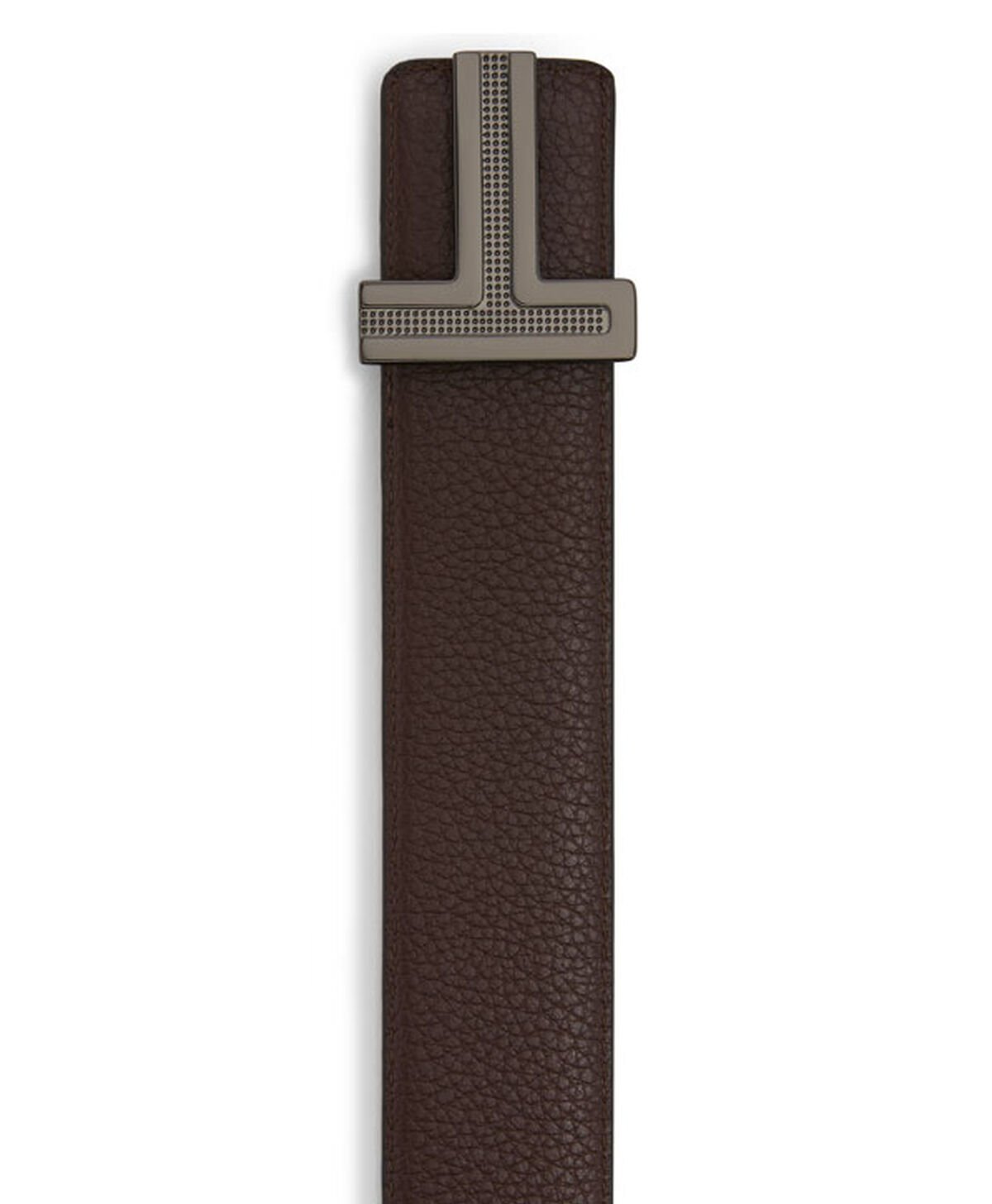 TUMI Cintura reversibile in pelle con fibbia a T, 35mm