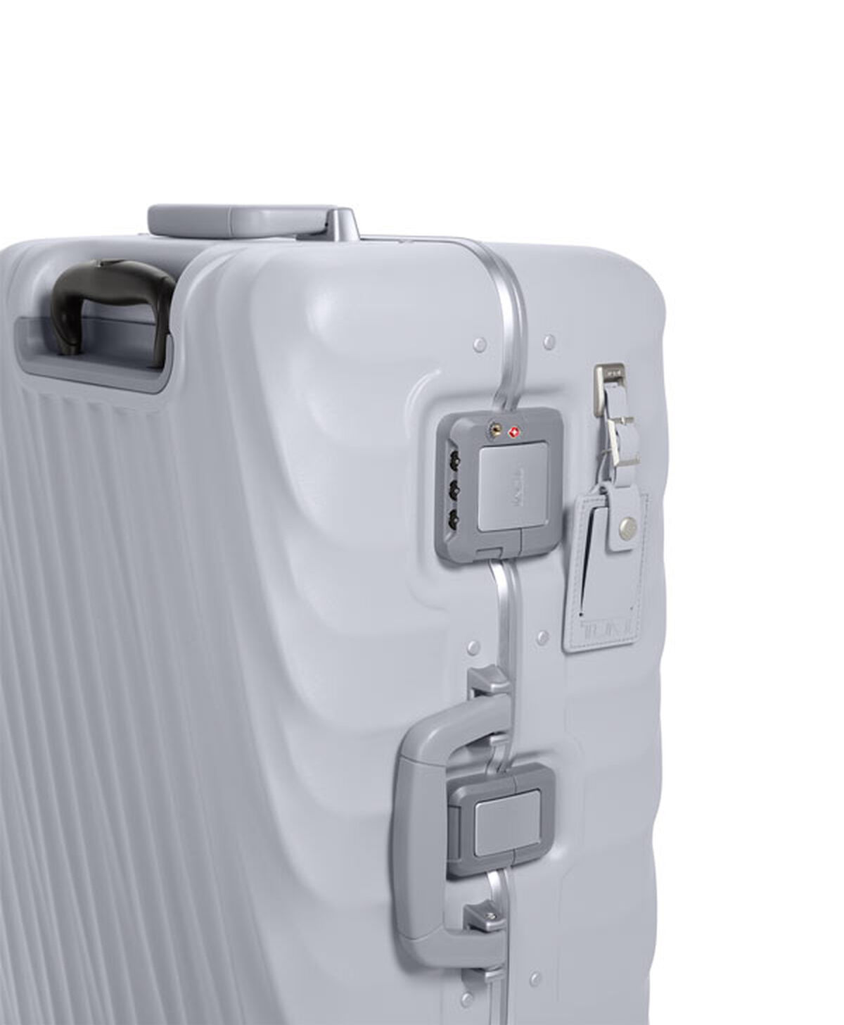 TUMI 19 DEGREE FRAME Short Trip Checked Luggage 66 cm Pearl Grey Texture