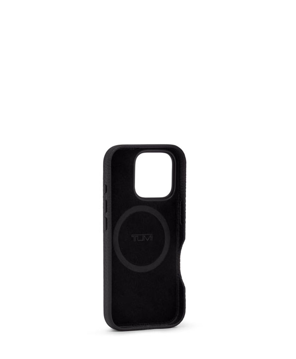 TUMI Étui en cuir MagSafe pour iPhone 16 Pro