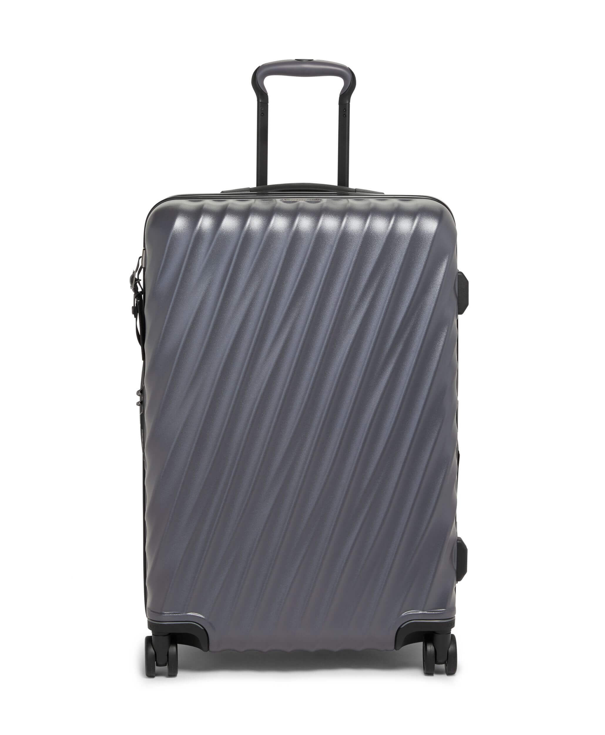 Tumi top silver luggage