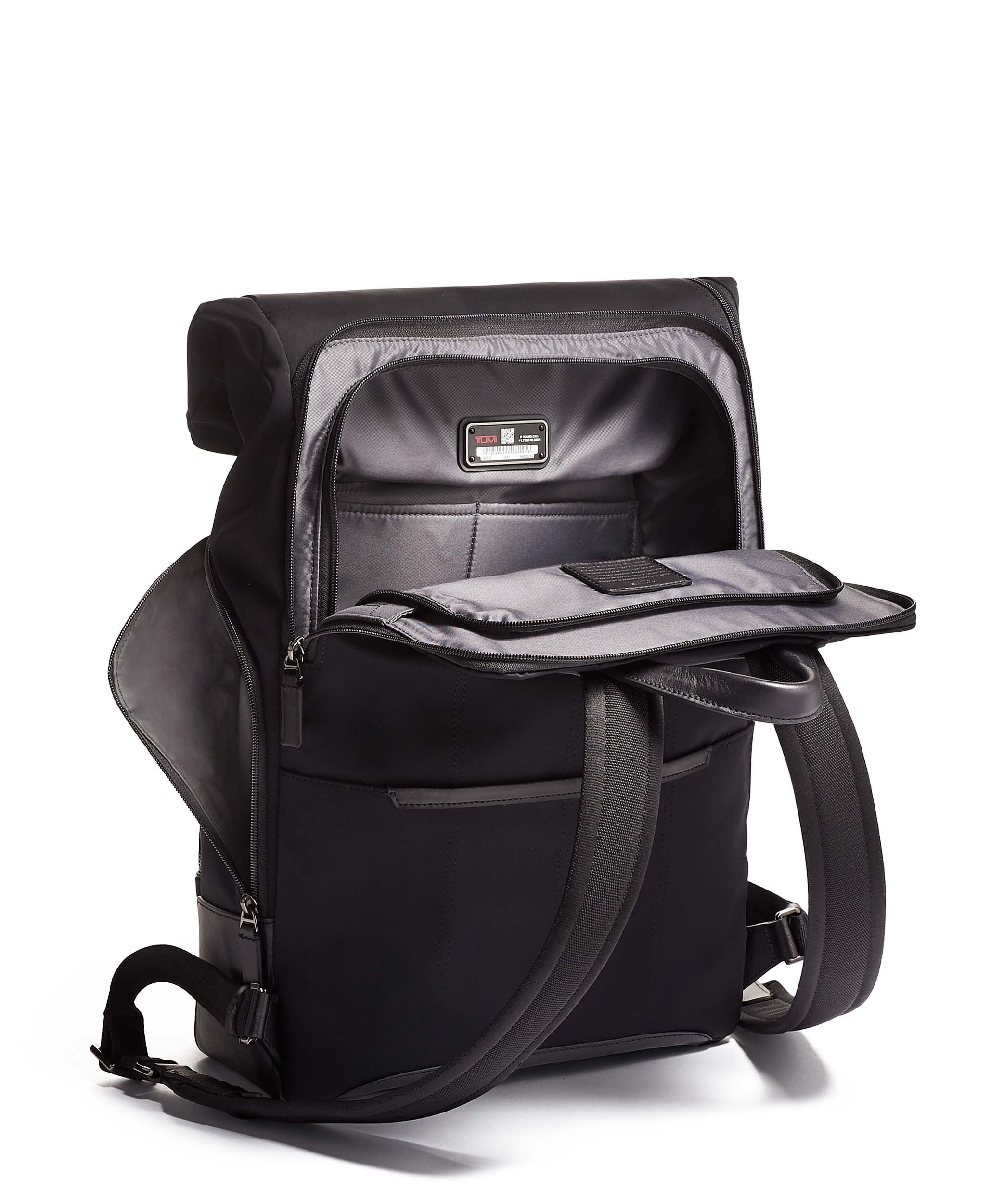 Tumi backpack sales roll top