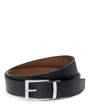Belts Cintura reversibile in pelle Saffiano con fibbia rettangolare, 35mm