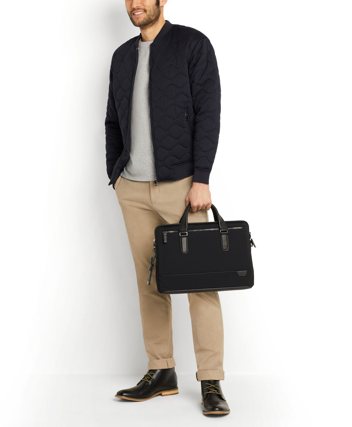 TUMI Harrison SYCAMORE SLIM BRIEF  Black