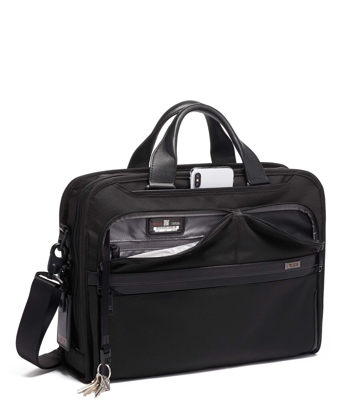 Tumi Alpha 3 ORG PORTFOLIO BRIEF Black