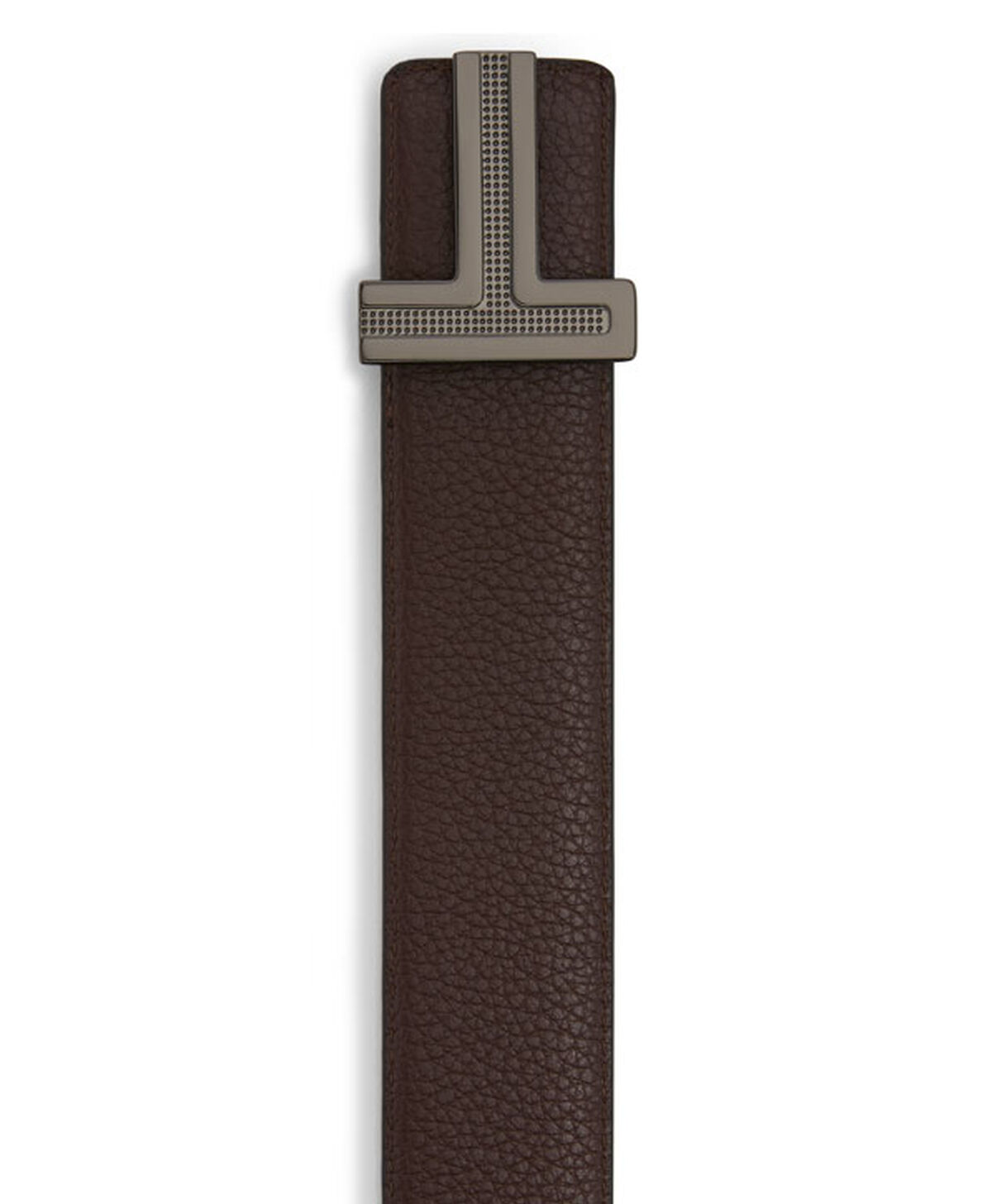 TUMI Cintura reversibile in pelle con fibbia a T, 35mm
