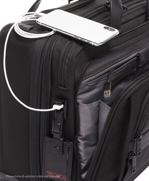 Alpha Deluxe Laptop Expandable Wheeled Brief