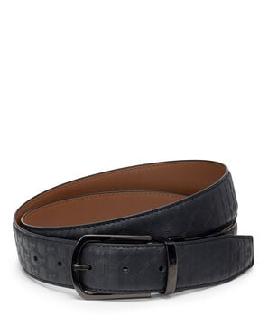 Belts Cintura reversibile in pelle con logo T in rilievo, 35mm